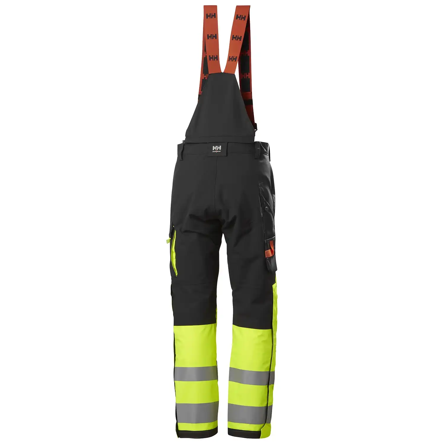 Warnschutz-Regenhose "ALNA 2.0" in gelb/schwarz, C44 - Thumbnail 2