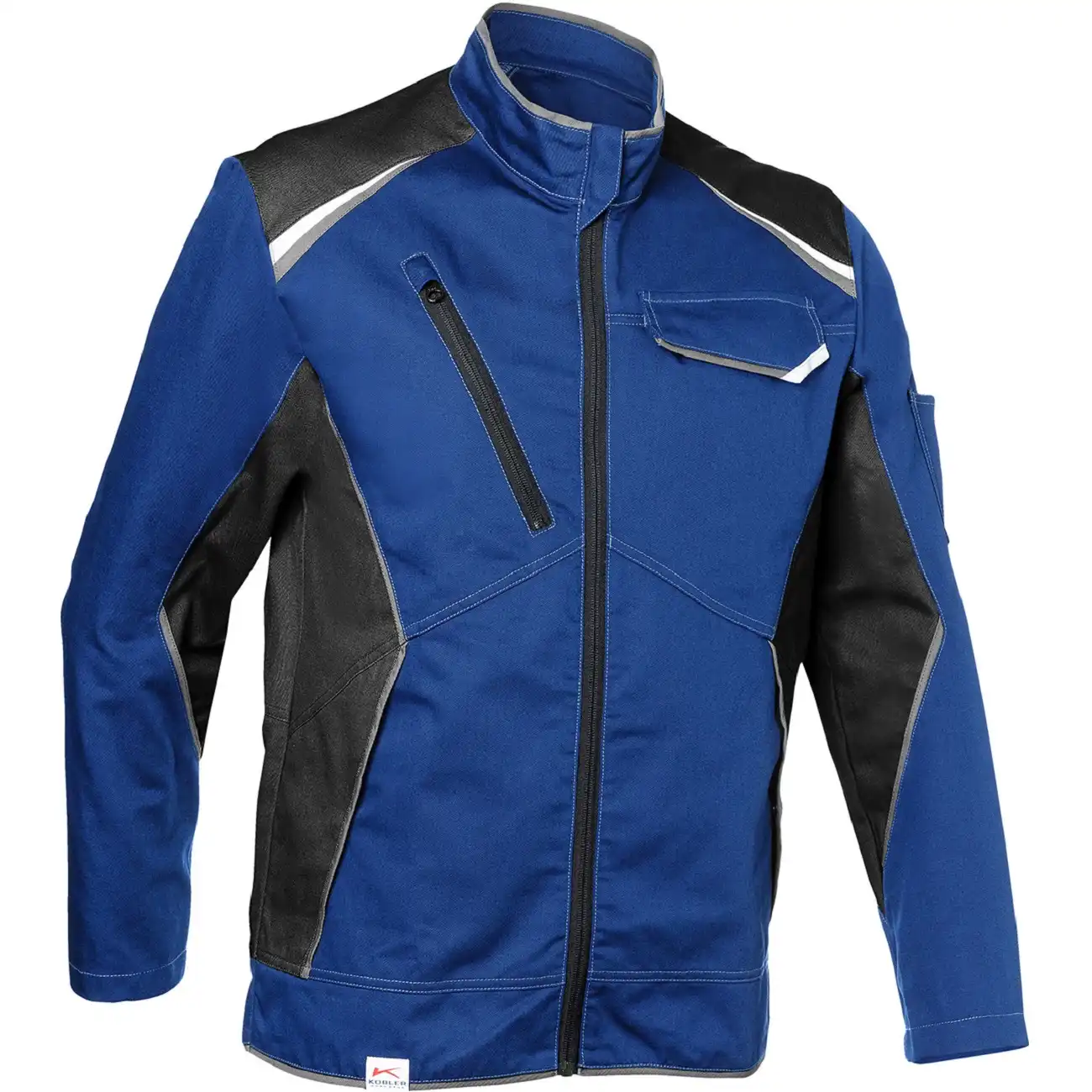 Bundjacke "ICONIQ" in kornblau/schwarz, 3XL - Thumbnail 1