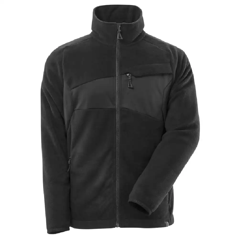Fleecejacke "ACCELERATE" Antipilling in schwarz, XXL - Bild 1