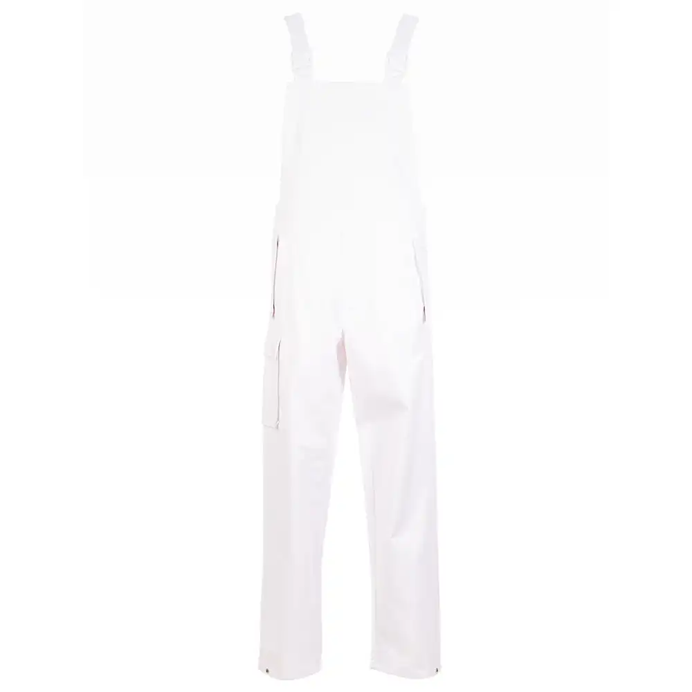 Latzhose "FOOD" in 56, Weiß - Thumbnail 1