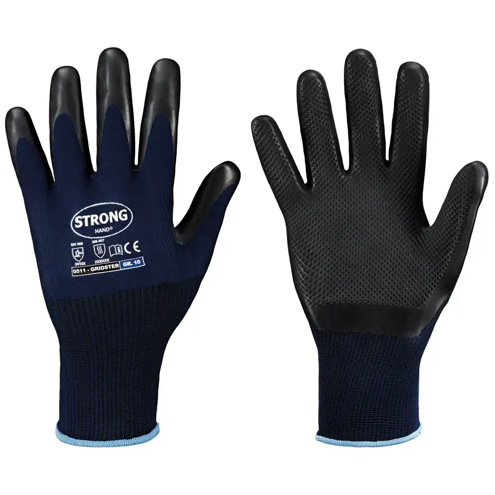 Latex Montagehandschuhe GRIDSTER in 10 (XL) - Bild 1