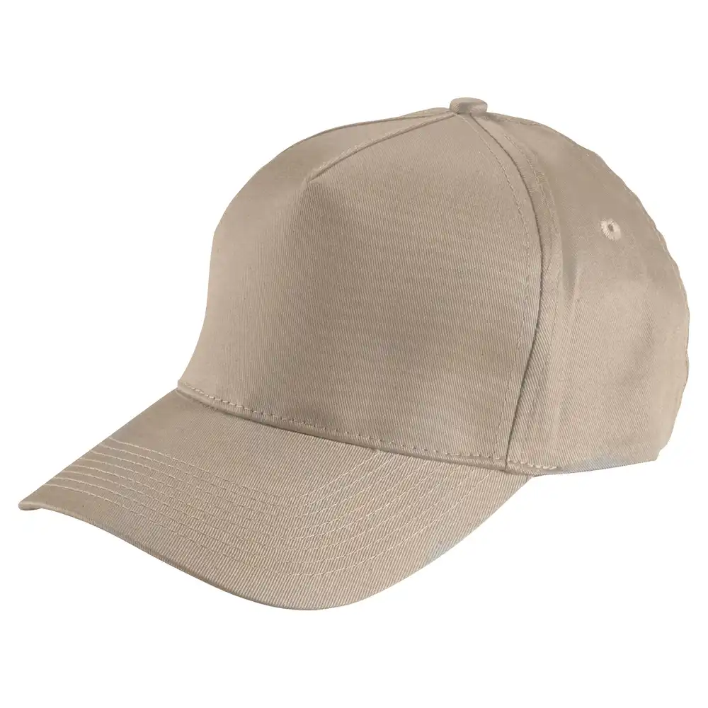 Basecap mit Druckknopf "02/116" in sand - Bild 1