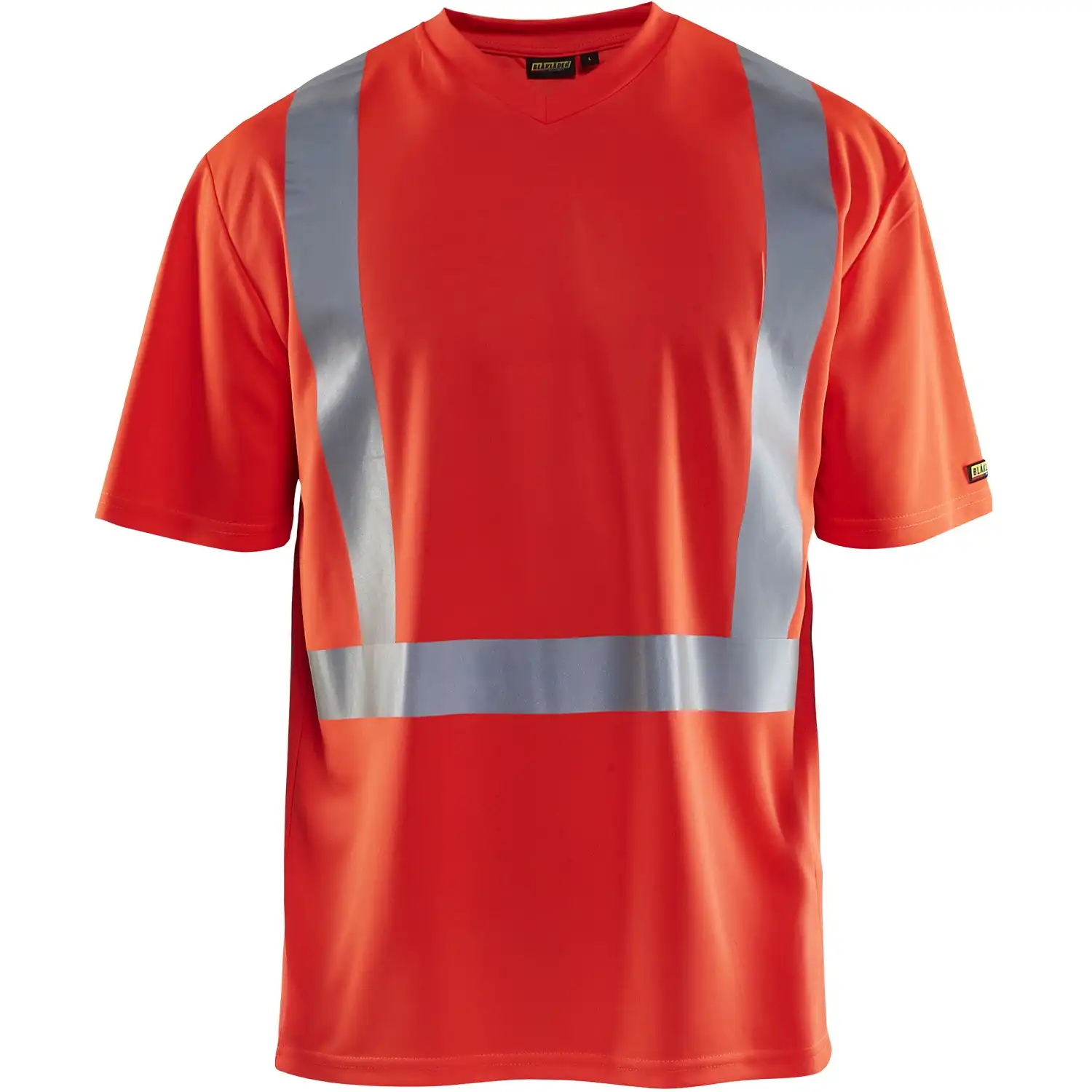 Warnschutz T-Shirt "3382" in hellrot, 5XL - Thumbnail 2