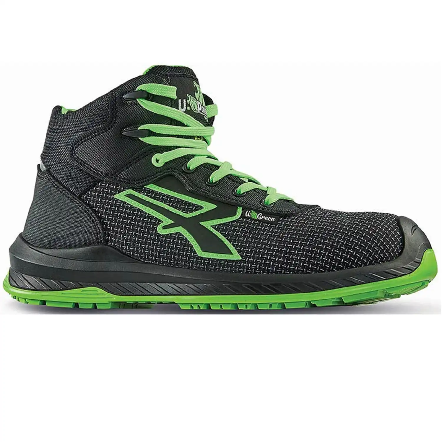 Sicherheitshochschuhe S3 "LAKE" Red Industry Green in 41 - Bild 1