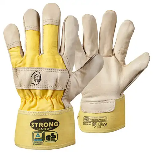 Rindvollleder-Arbeitshandschuhe "LION" TÜV/GS in 11 (XXL) - Thumbnail 1