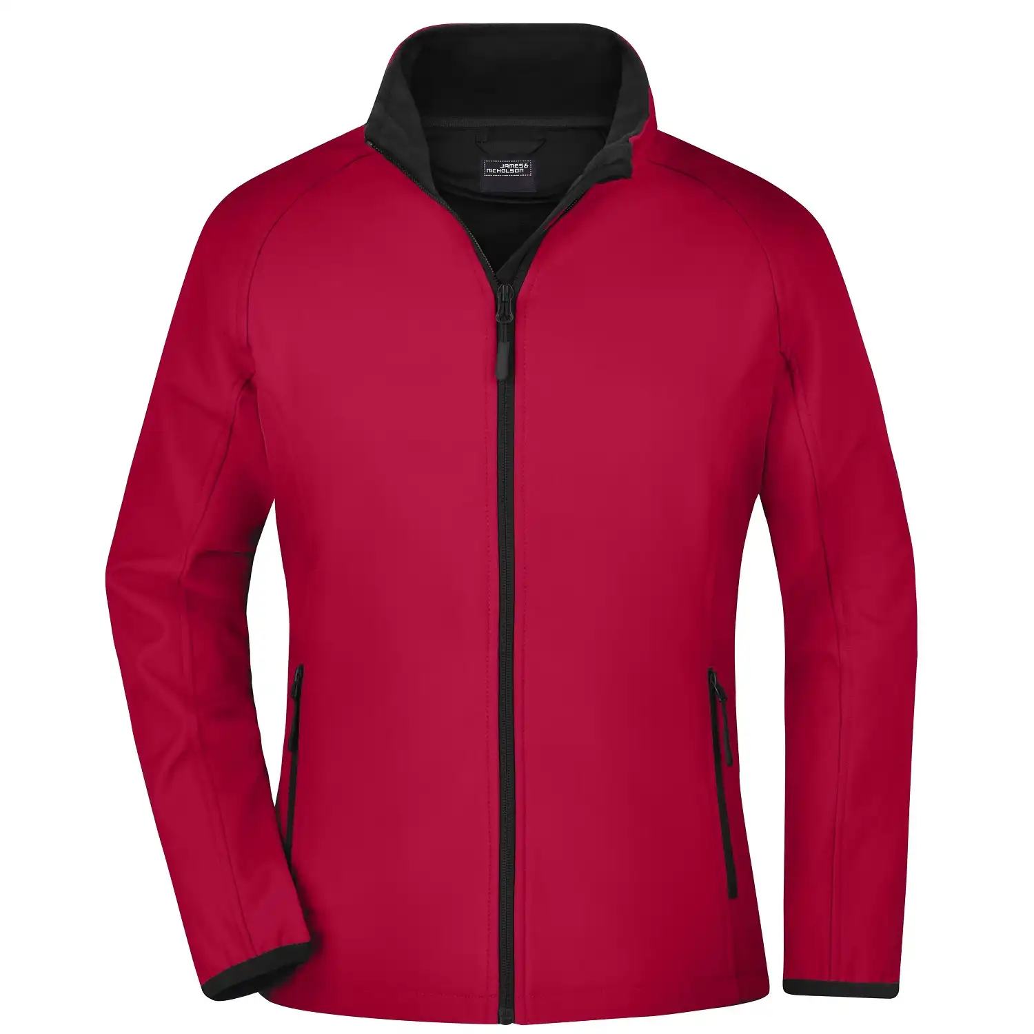 Damen Promo Softshelljacke "JN1129" in rot/schwarz, L - Bild 1