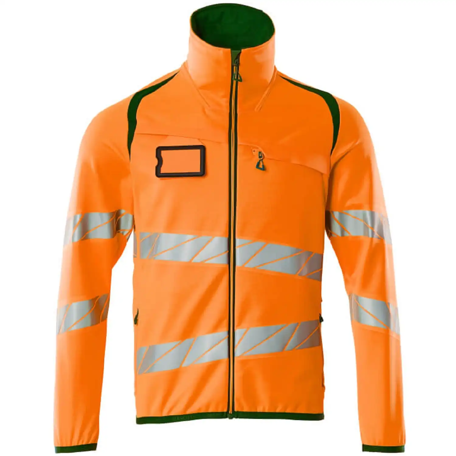 Warnschutz Fleecejacke "ACCELERATE SAFE" in orange/moosgrün, S - Bild 1
