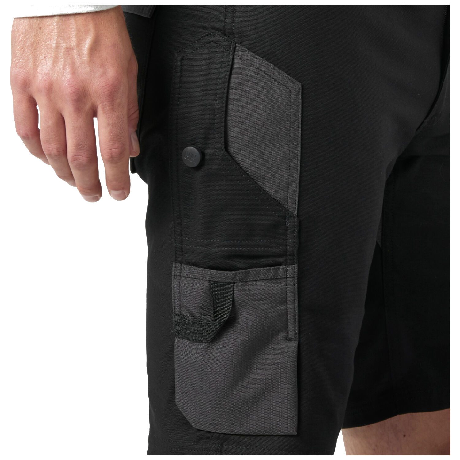 Arbeitsshorts "OXFORD 2.0 CNCT" in schwarz/kohle, C66 - Thumbnail 3