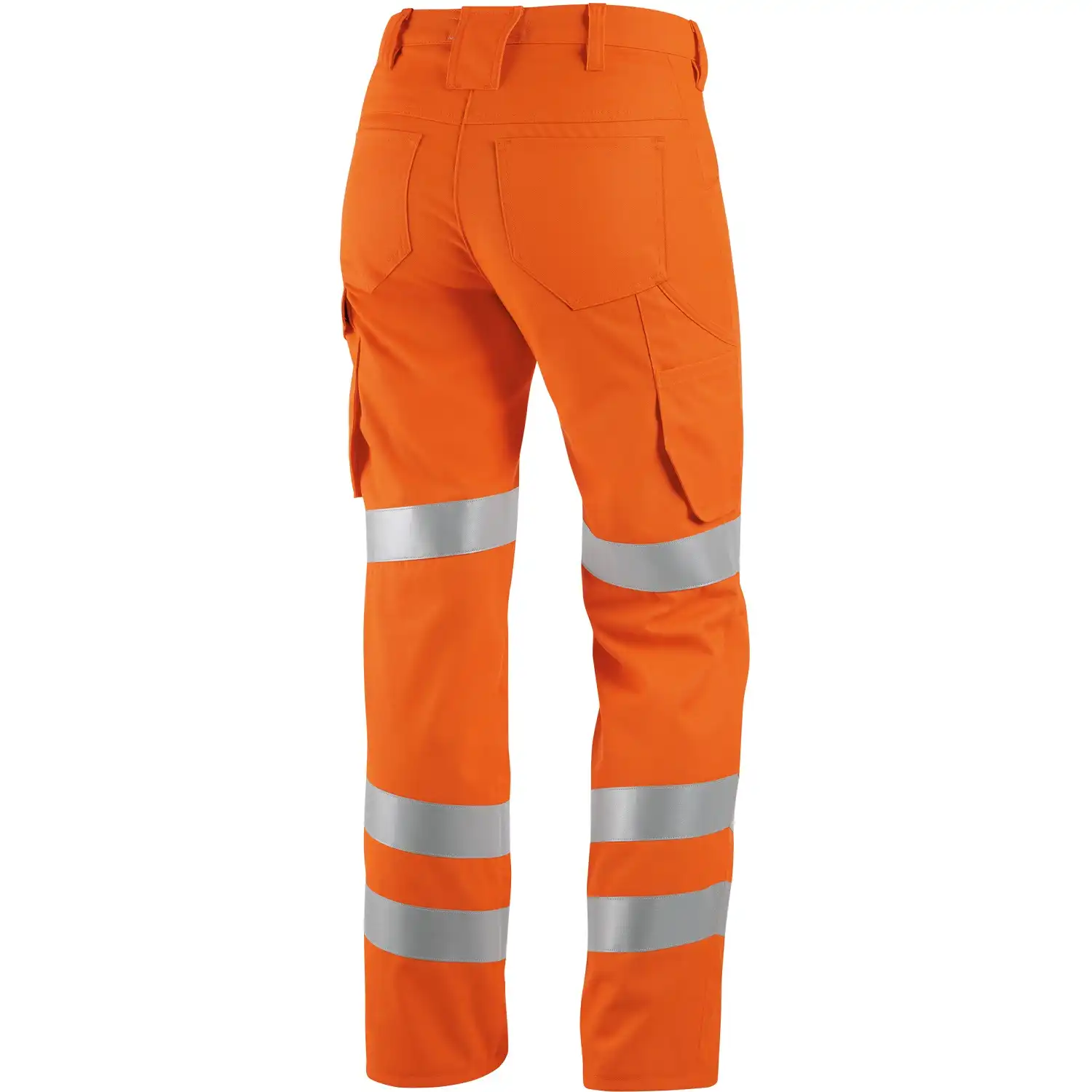 Damen Warnschutz Bundhose "2018-845" Hi-Vis Comfort in warnorange, 38 - lang - Thumbnail 2