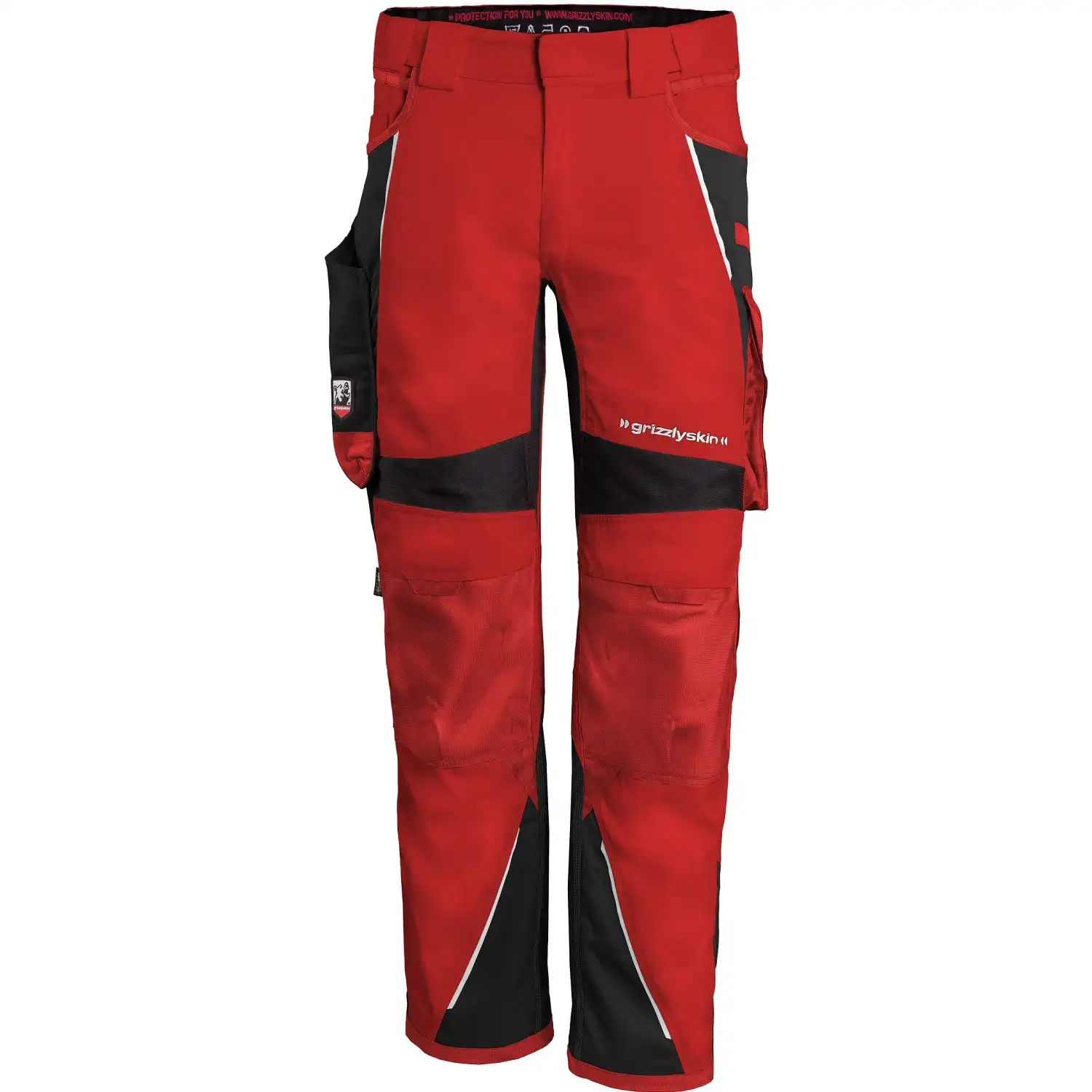 Bundhose "IRON" in rot/schwarz, N52 - Thumbnail 1