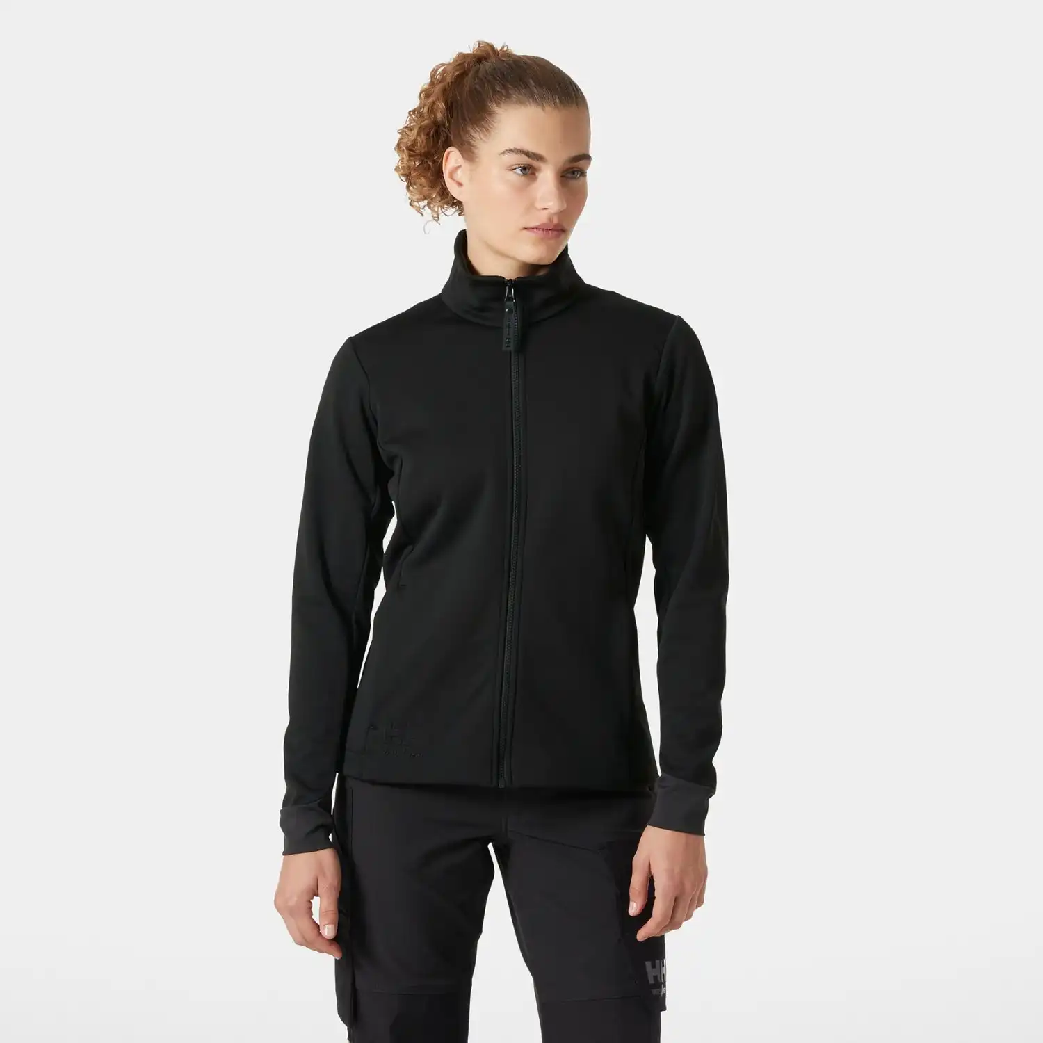 Damen Funktionsjacke "W TECH MIDLAYER" in schwarz, XXL - Thumbnail 4