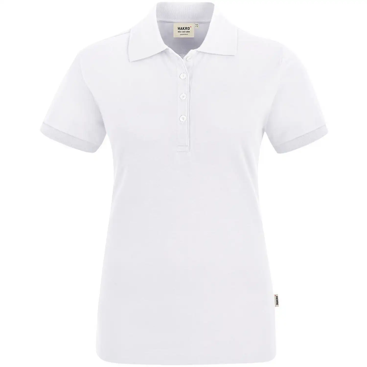 Damen Poloshirt Stretch "222" in L, Weiß - Bild 1