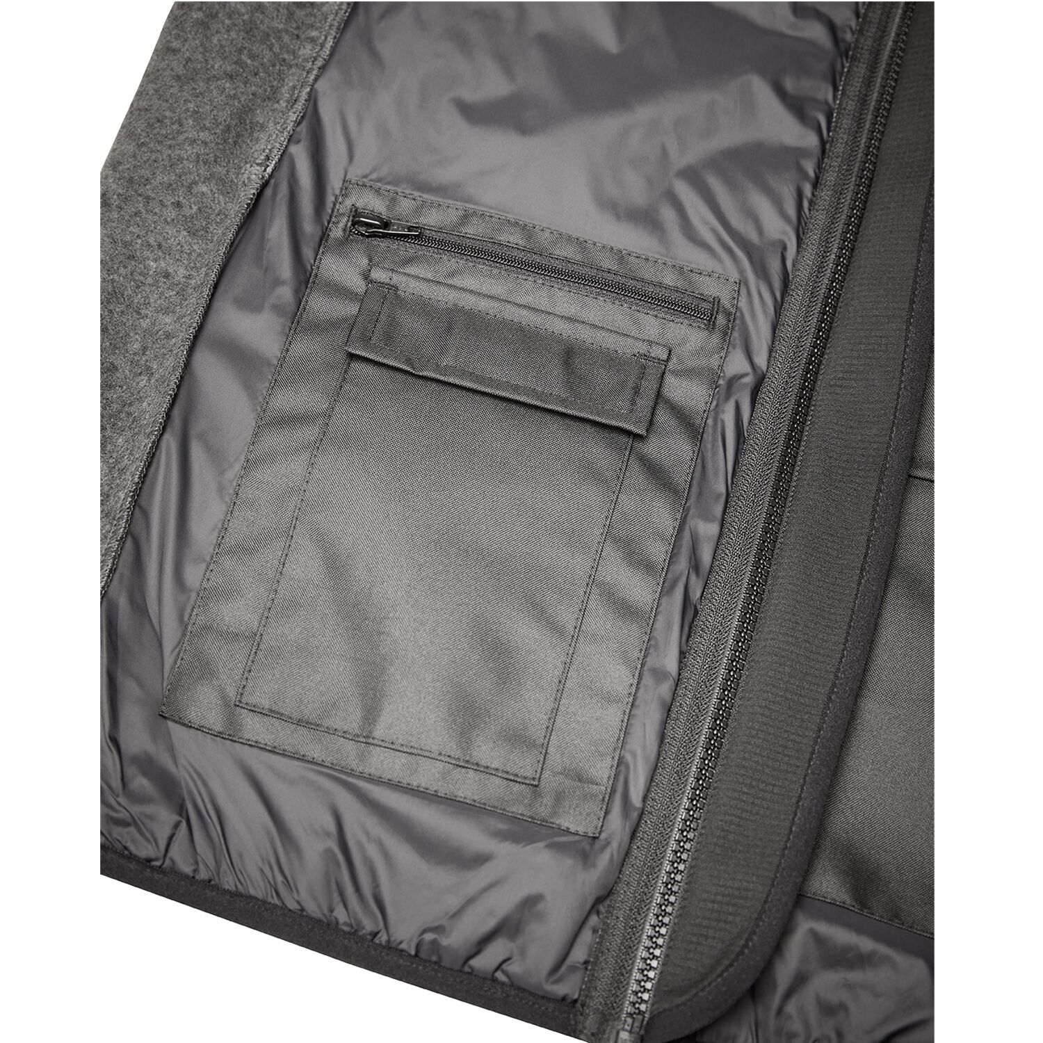 Workwear Hybridjacke in schwarz/grau, L - Thumbnail 5