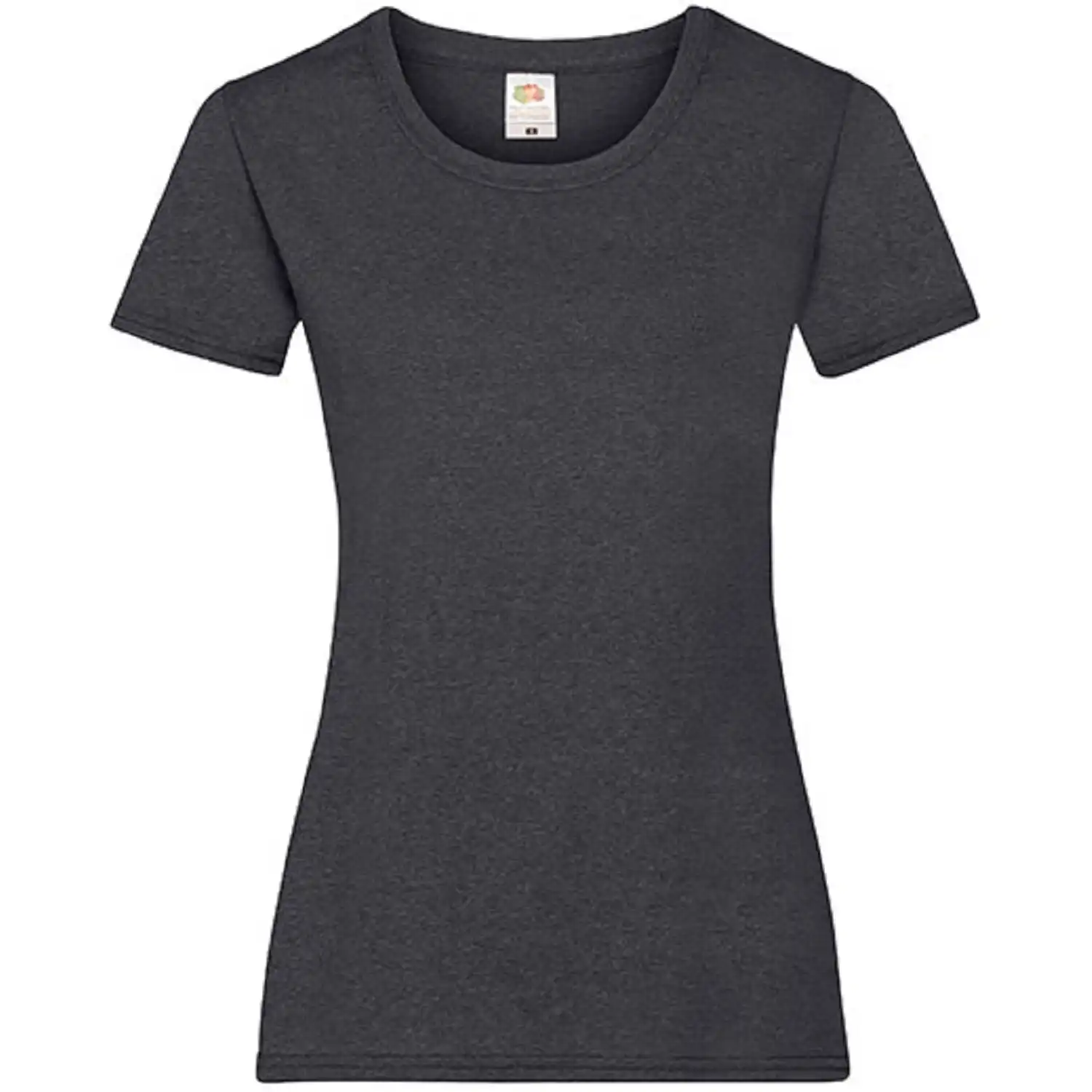 Damen T-Shirt "F288N" 100% Baumwolle Valueweight in dark grey heather, S - Bild 1