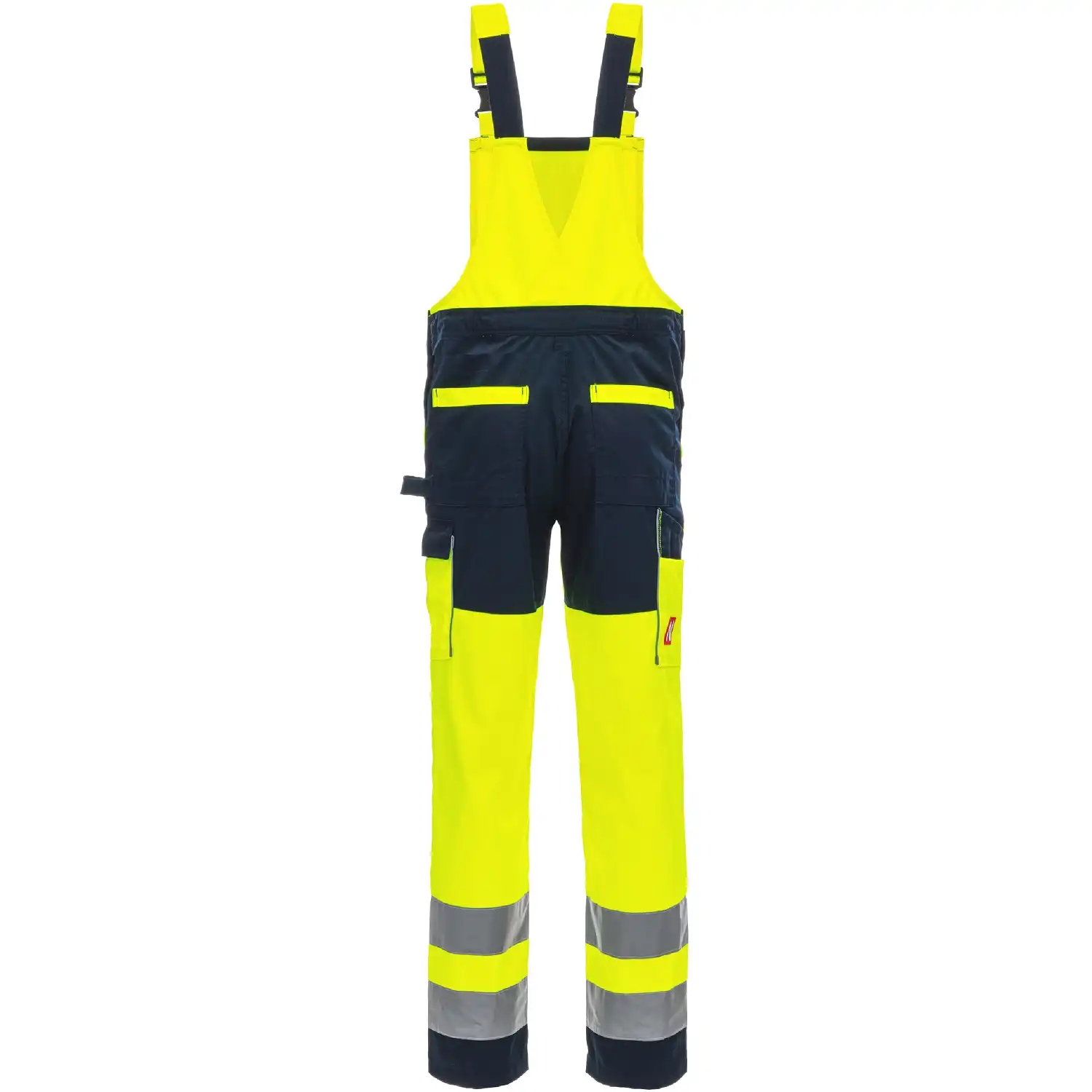 Warnschutz Latzhose "MOTION TEX VIZ in gelb/marine, 48 - Thumbnail 2