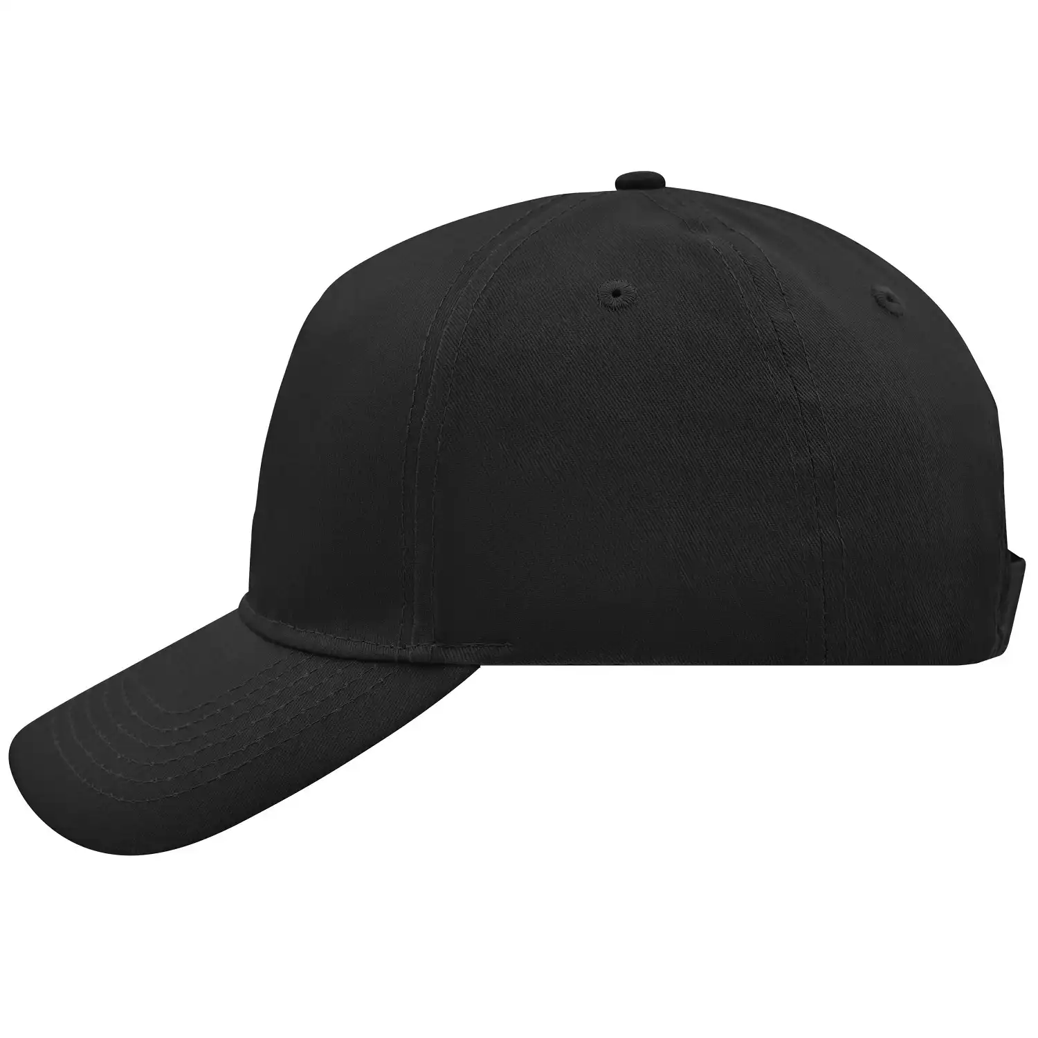 Basecap "MB6117" 5-Panel in schwarz - Thumbnail 1