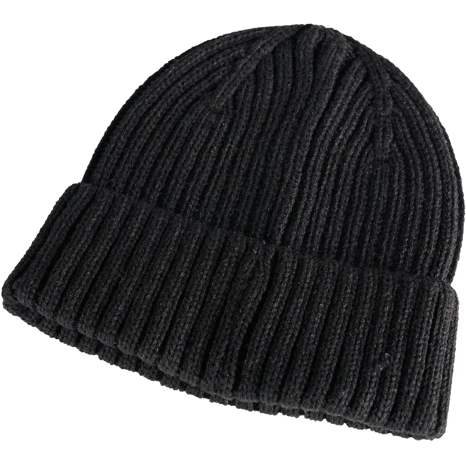 Strickmütze "23050-647" Customized in schwarz - Thumbnail 1