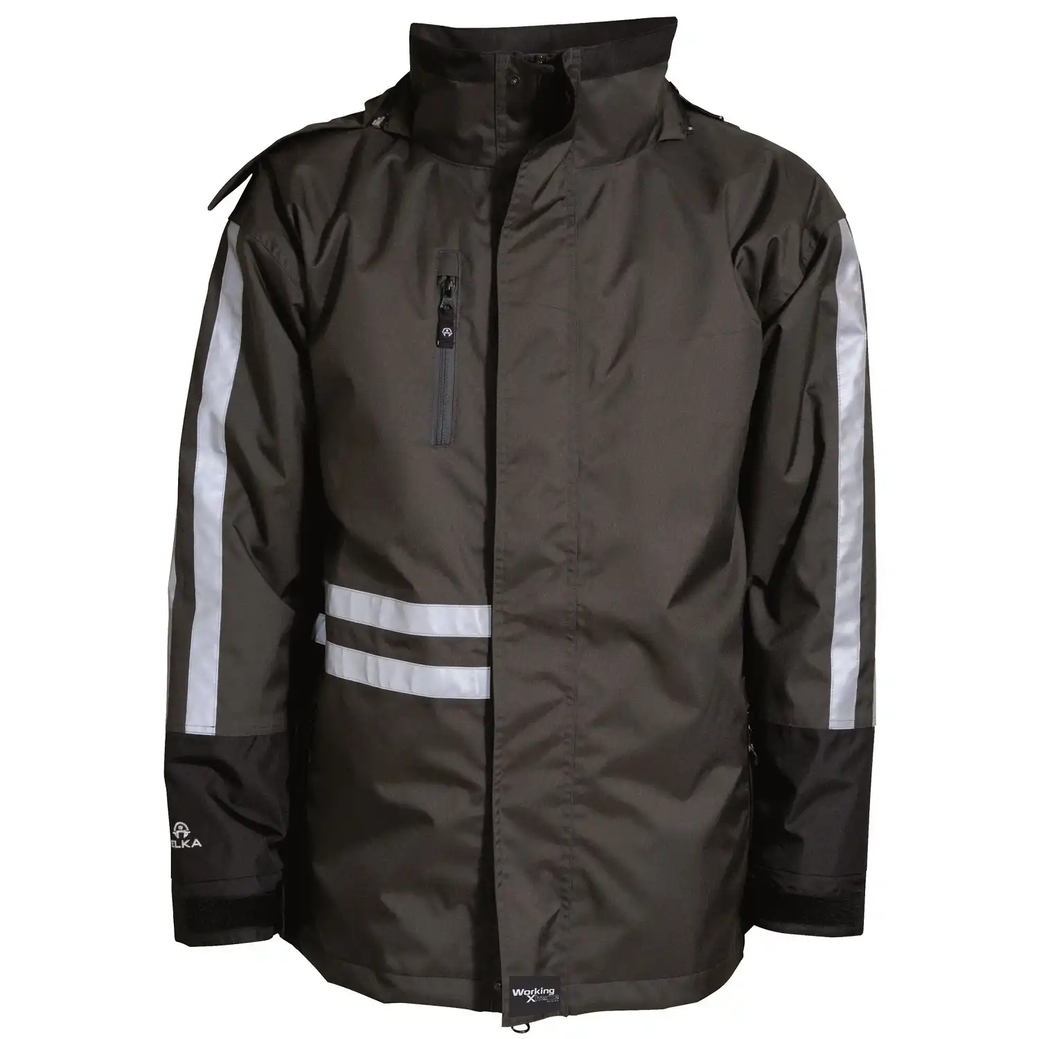 Regenjacke "086103" Working Xtreme in grey/black, XS - Bild 1