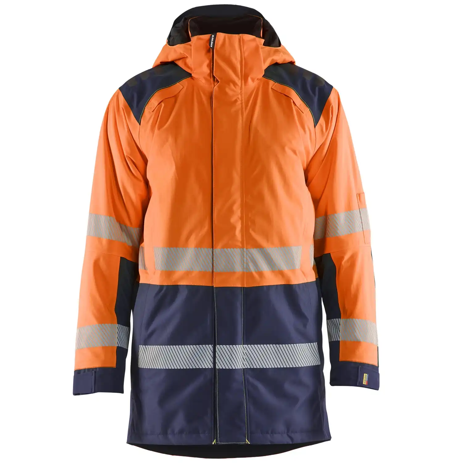 Warnschutz Winterparka Kl. 3 "4457" in orange/marine, 3XL - Thumbnail 1