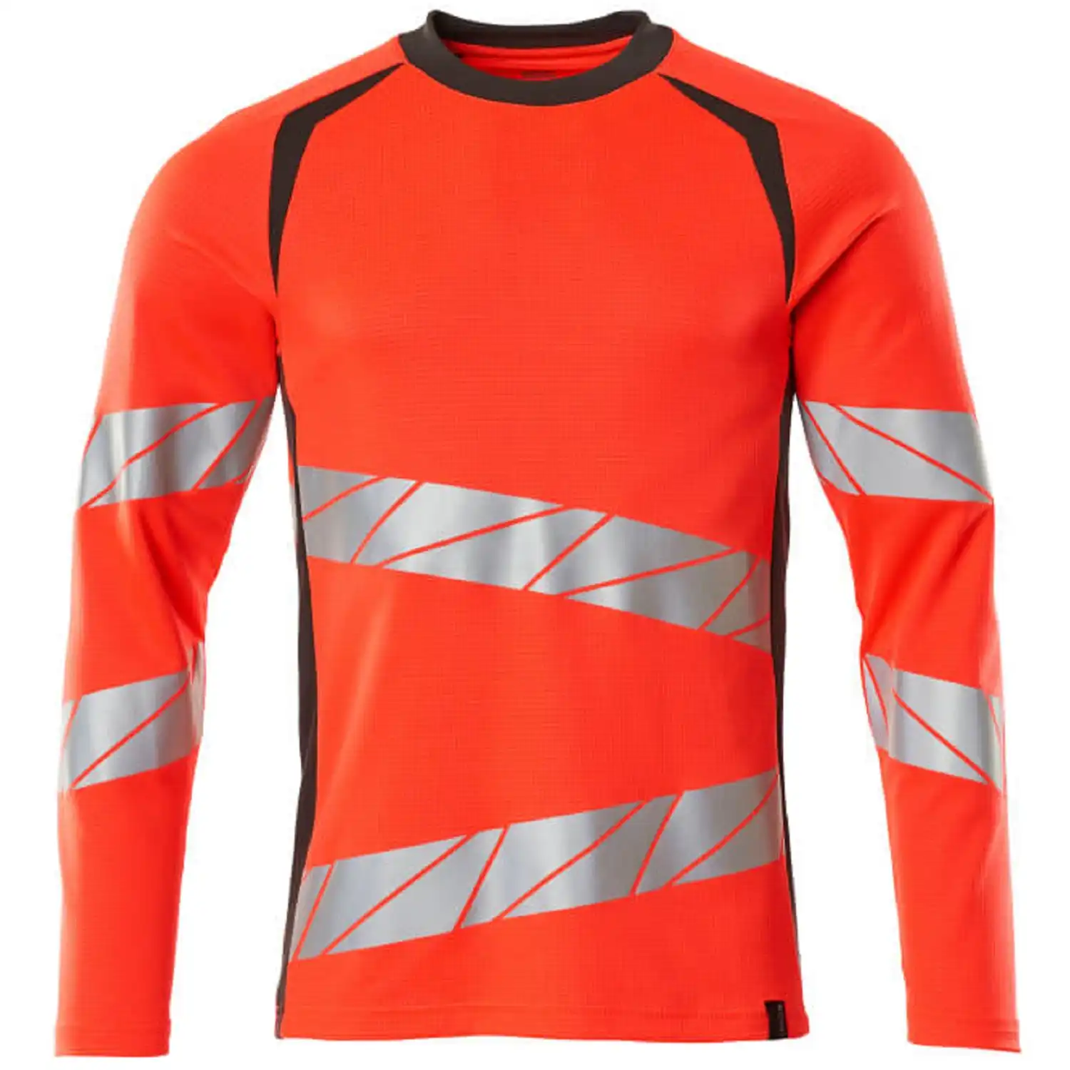 Warnschutz Langarmshirt "ACCELERATE SAFE" UV-Schutz in rot/dunkelanthrazit, XXL - Thumbnail 1