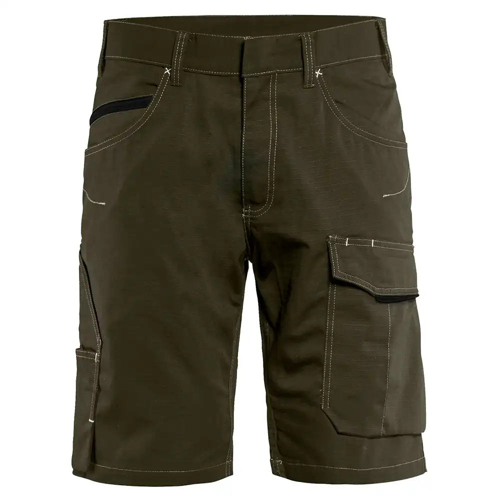 Service-Shorts "1499" in oliv/schwarz, C44 - Bild 1