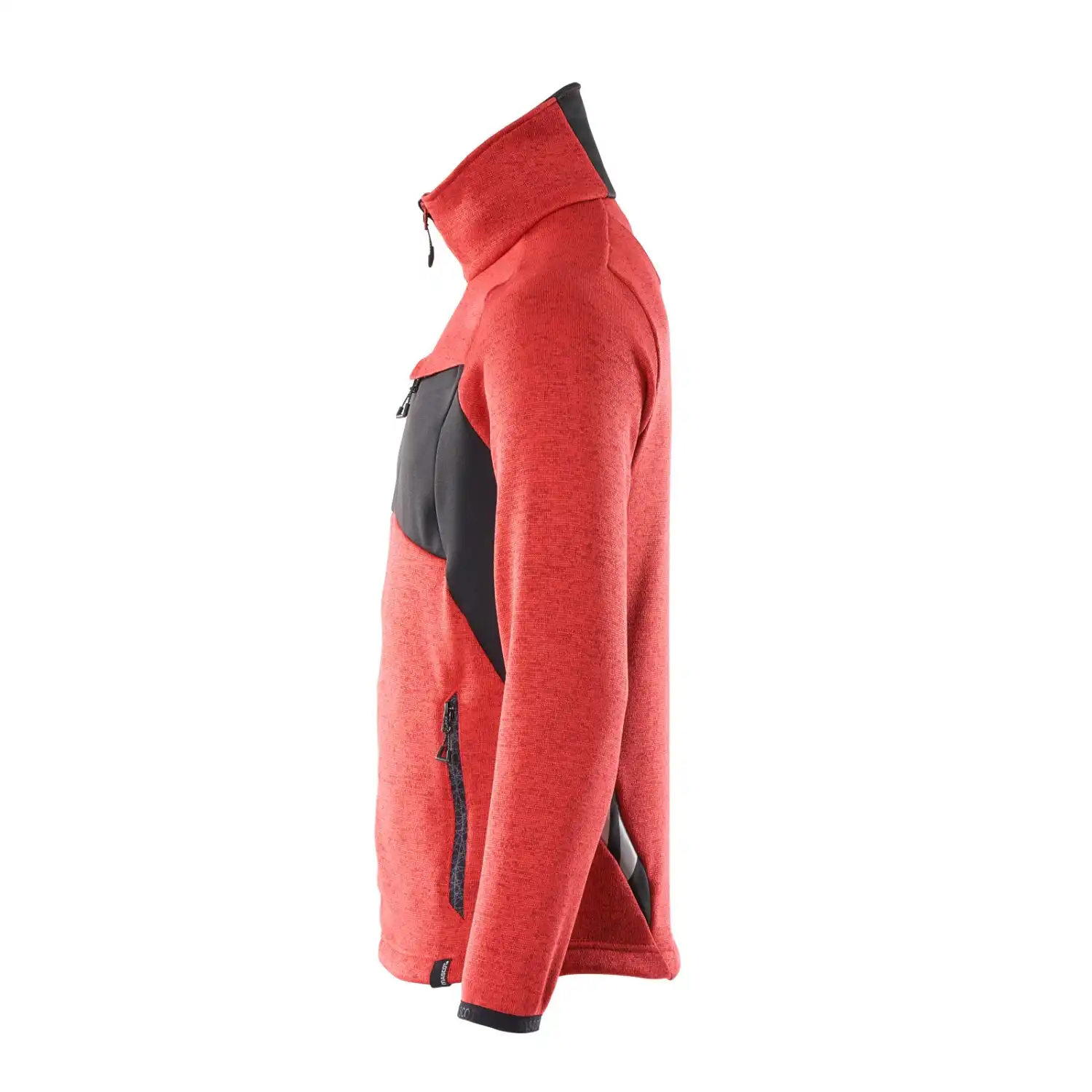Strickjacke "ACCELERATE" in verkehrsrot/schwarz, M - Thumbnail 3