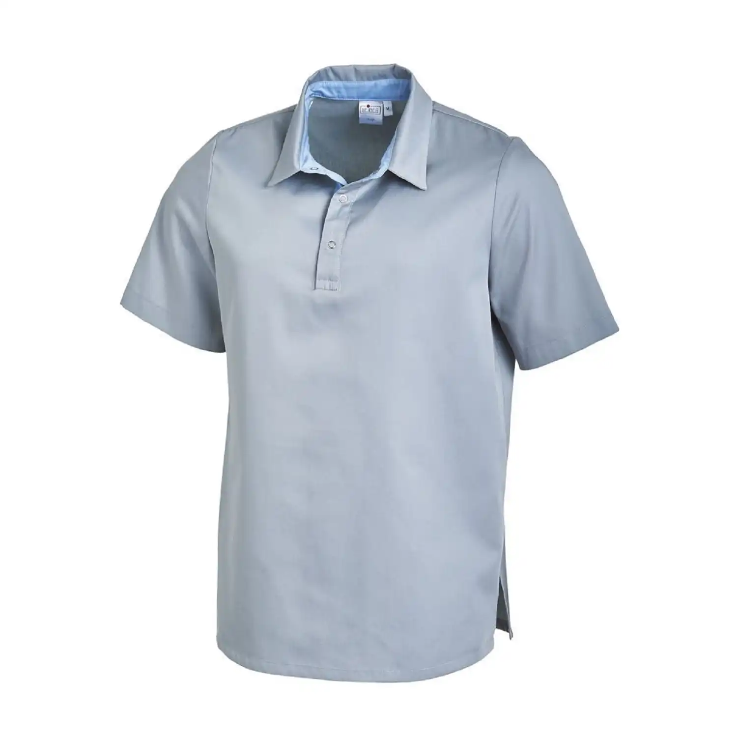 Unisex Schlupfjacke "12/2792" in silbergrau/hellblau, XS - Thumbnail 1