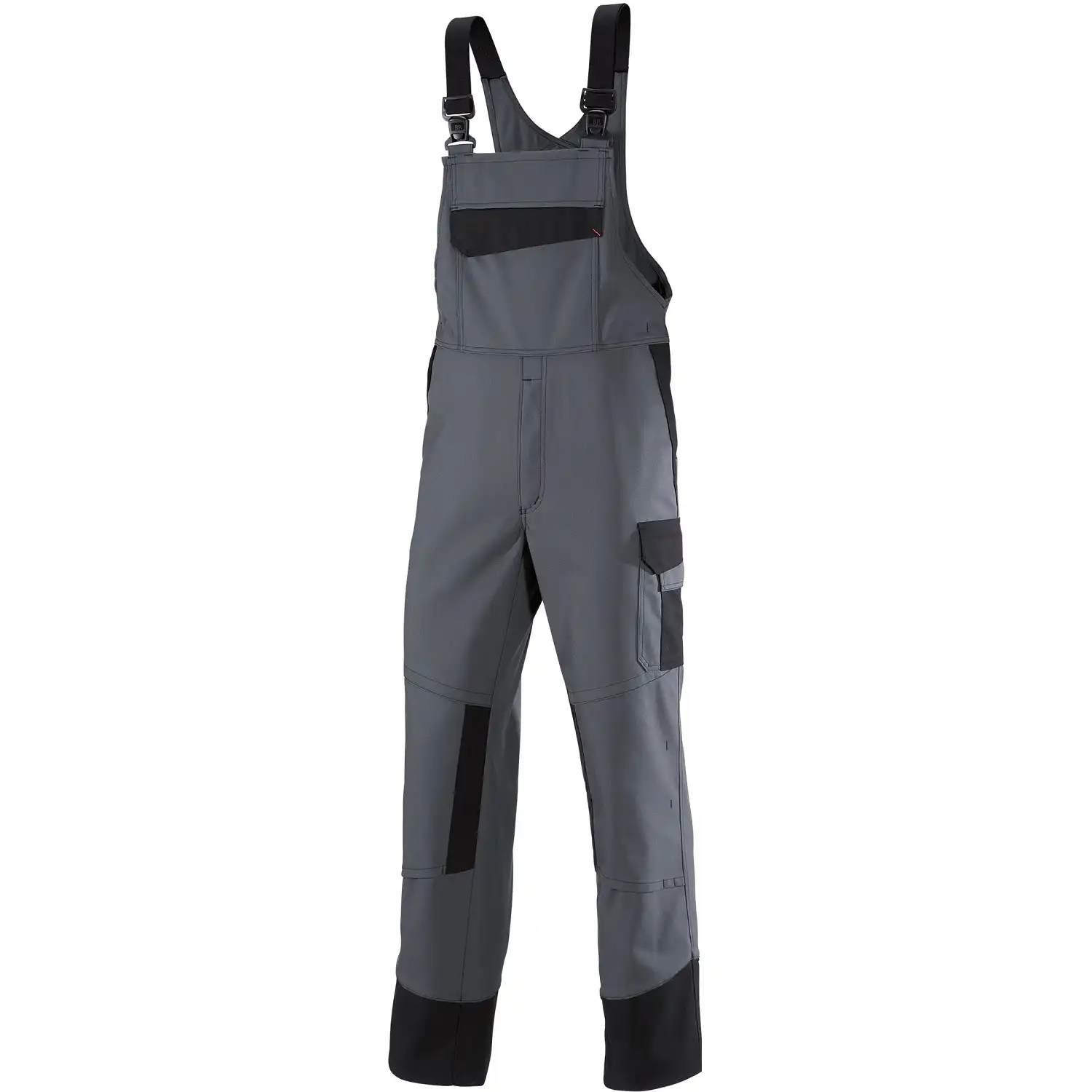 Multinorm Latzhose Kl. 1 "2401-820" Multi Protect in dunkelgrau/schwarz, 48 - kurz - Bild 1