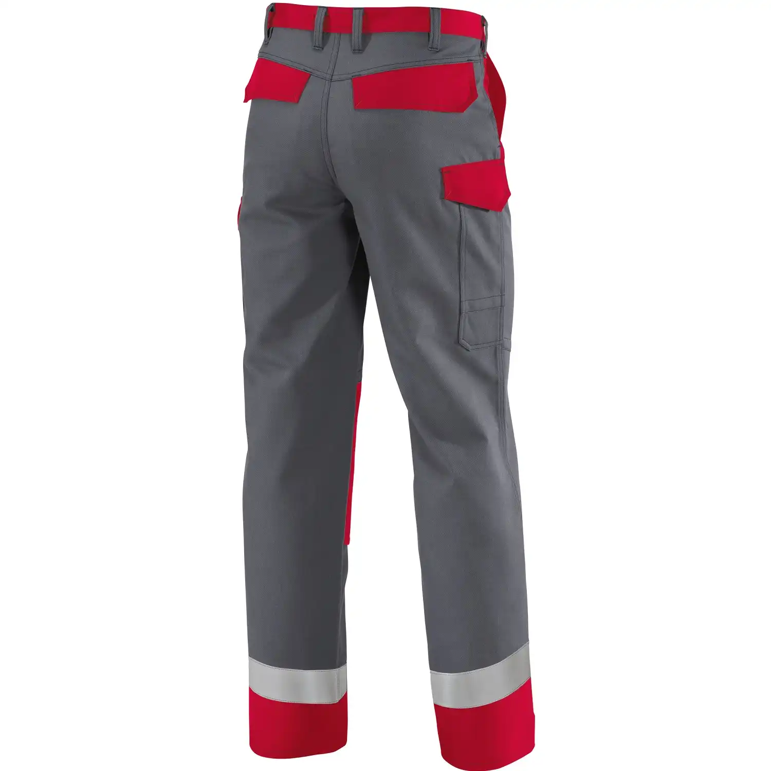 Multinorm Bundhose "2433-820" Multi Protect dunkelgrau/rot in 48 - Thumbnail 2