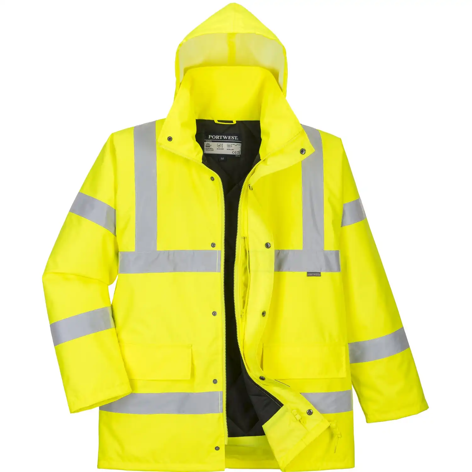 Warnschutz Winterjacke "S461" gelb in S - Bild 1