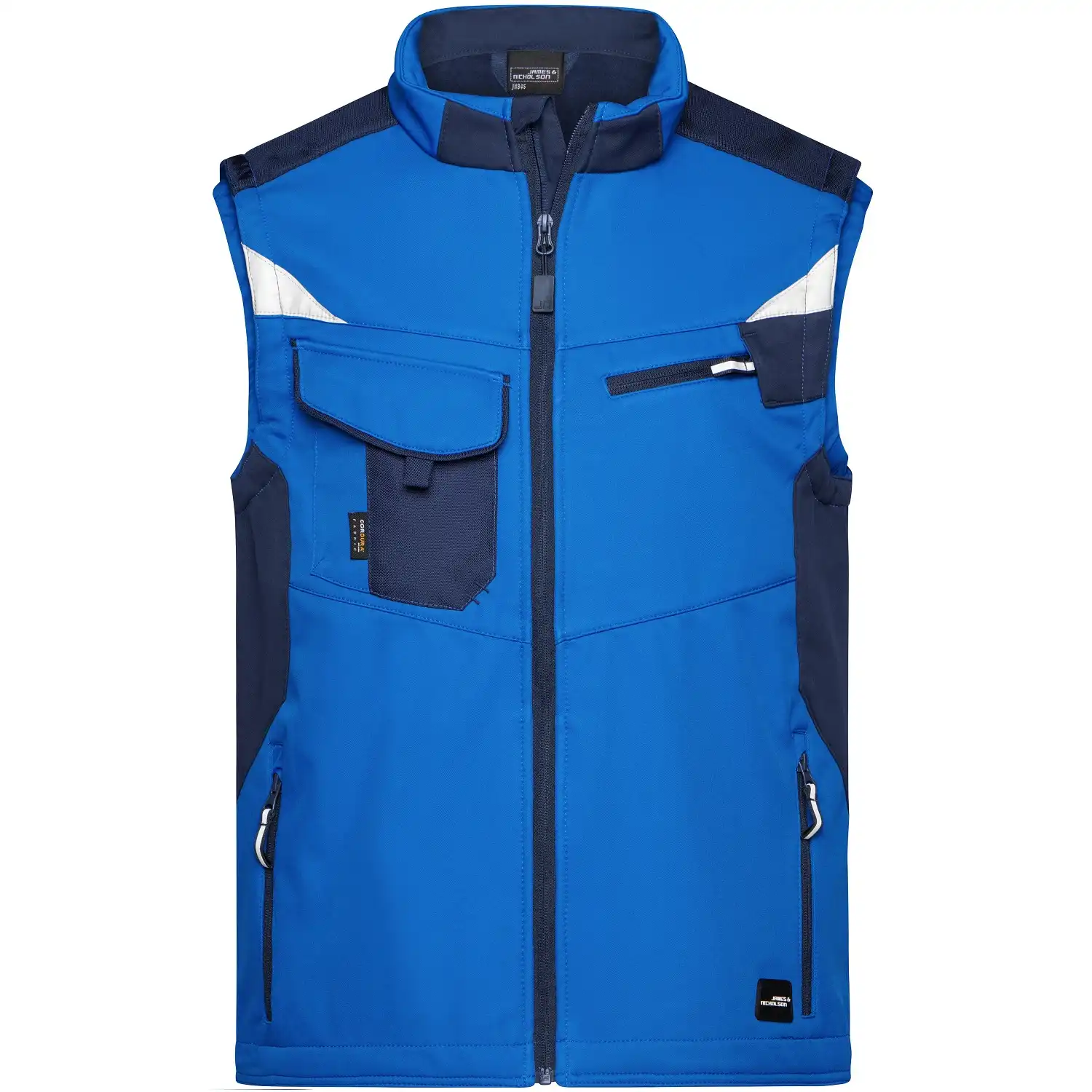 Softshellweste "JN845" in royal/navy, XL - Thumbnail 1