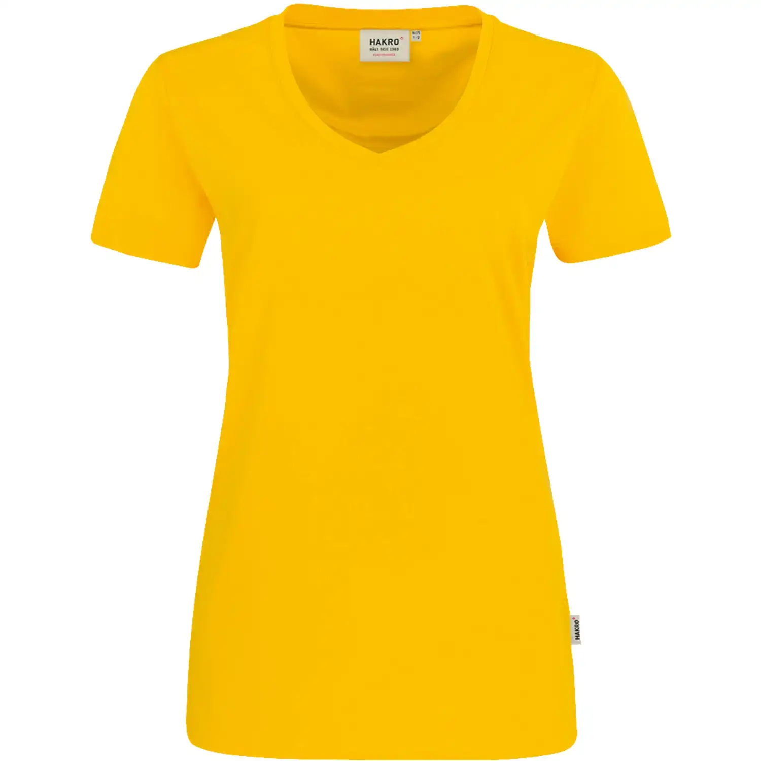Damen V-Shirt "PERFORMANCE" 181 in sonne, L - Thumbnail 1