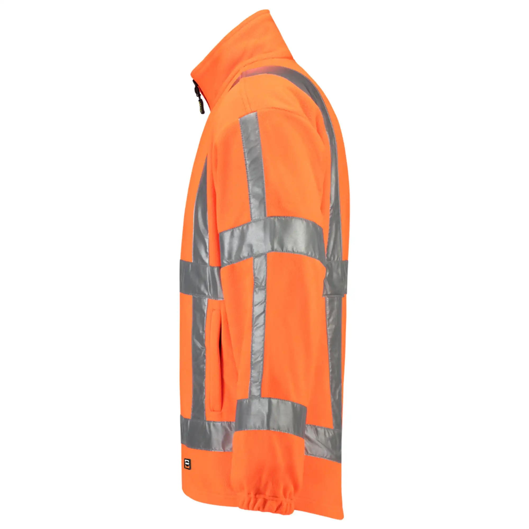 Warnschutz Fleecejacke RWS "403008" Safety orange in 3XL - Thumbnail 3