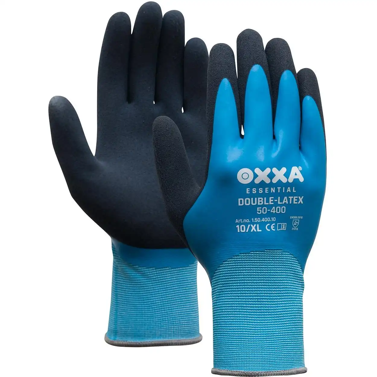 Latex Montagehandschuhe Double-Latex 50-400 in 10 (XL) - Thumbnail 1