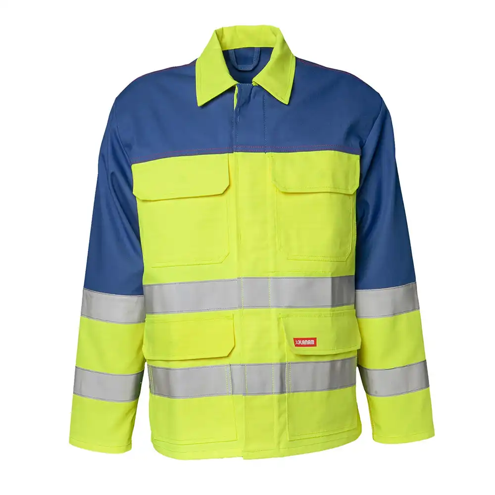 Multinorm Bundjacke "MAJOR PROTECT" gelb/kornblau in 44 - Thumbnail 1