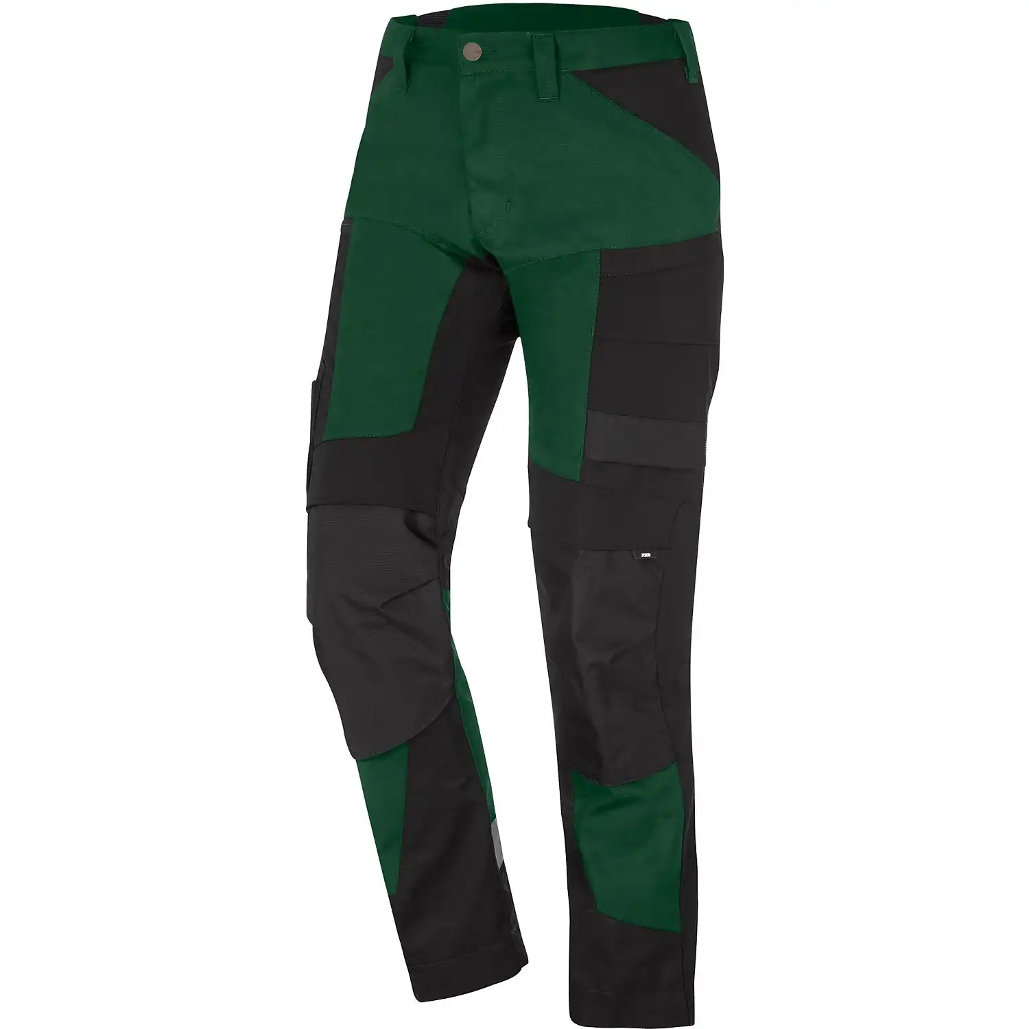 Stretch Bundhose Canvas "LEO" in grün/schwarz, 23 - Thumbnail 1
