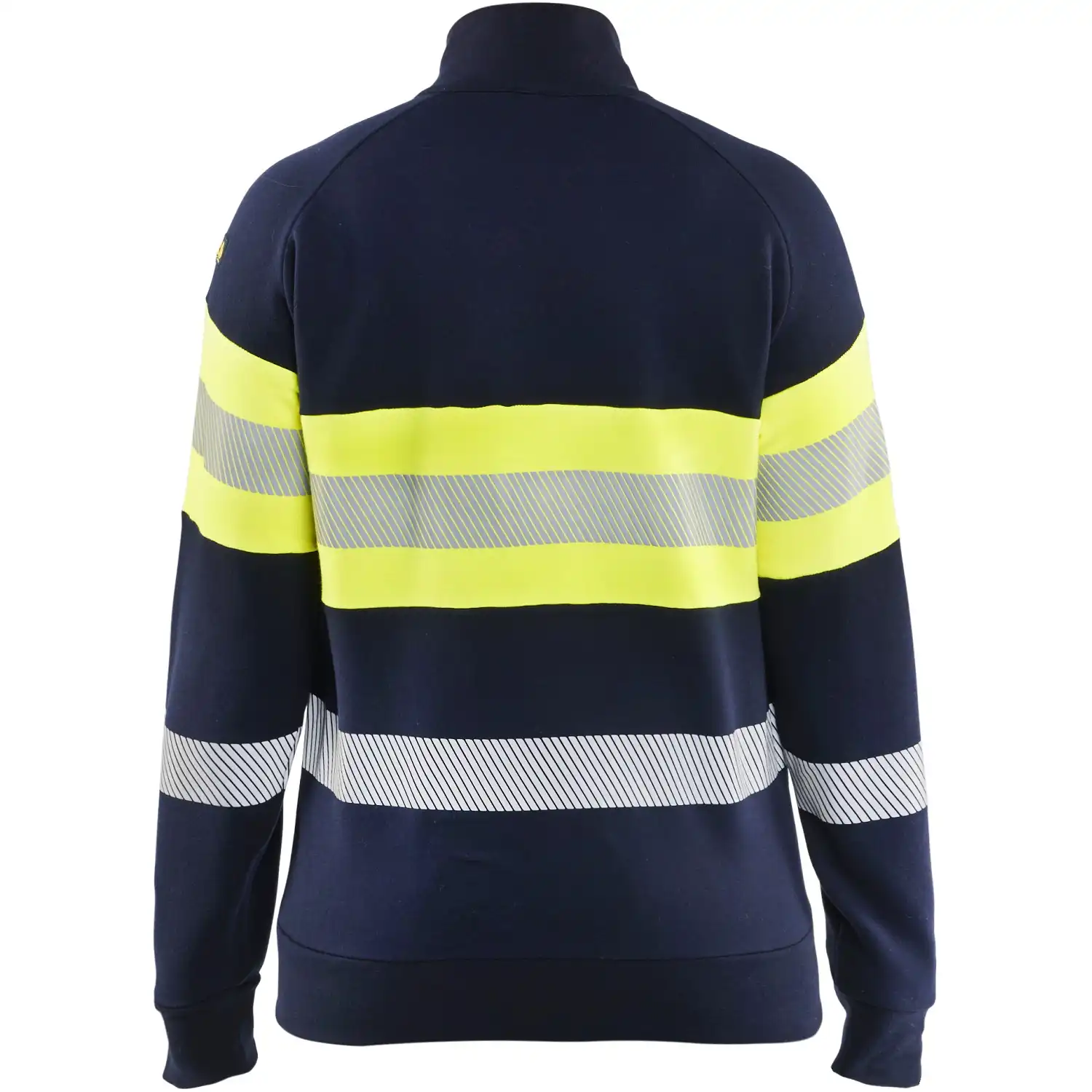 Damen Multinorm Sweatjacke Kl. 1 "3472" marine/gelb in L - Thumbnail 2