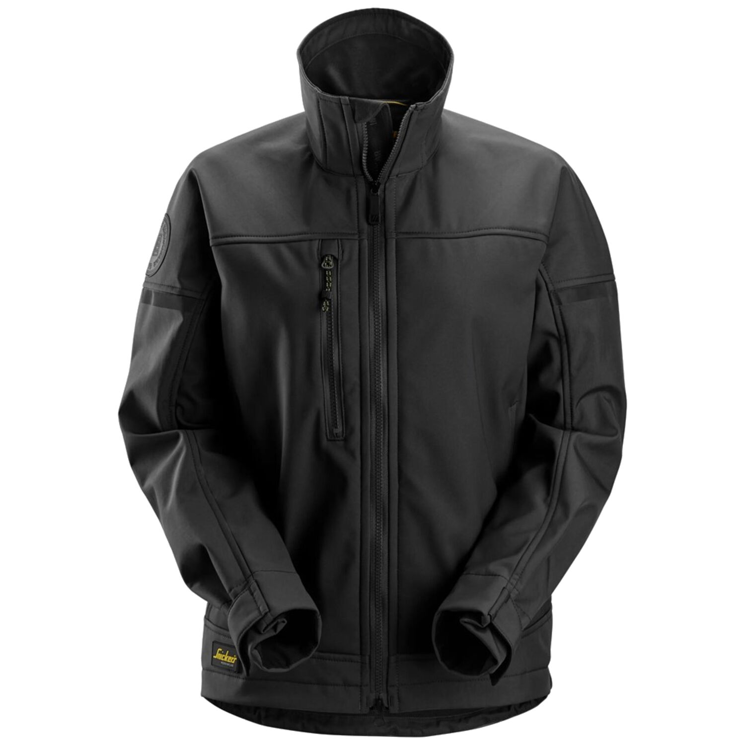Damen Softshelljacke "1276" in schwarz, L - Thumbnail 1