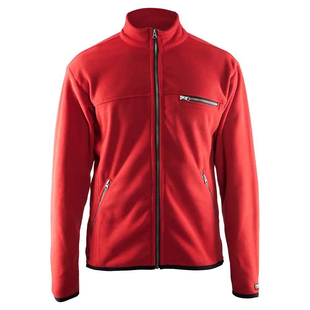 Fleecejacke "4830" in 3XL, Rot - Thumbnail 1