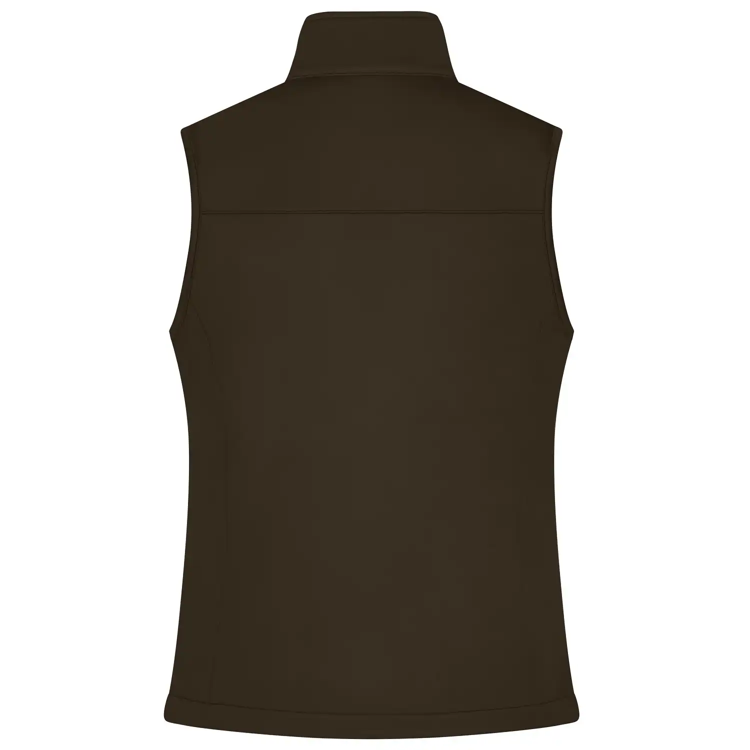 Damen Softshellweste "JN1169" in brown, L - Thumbnail 2