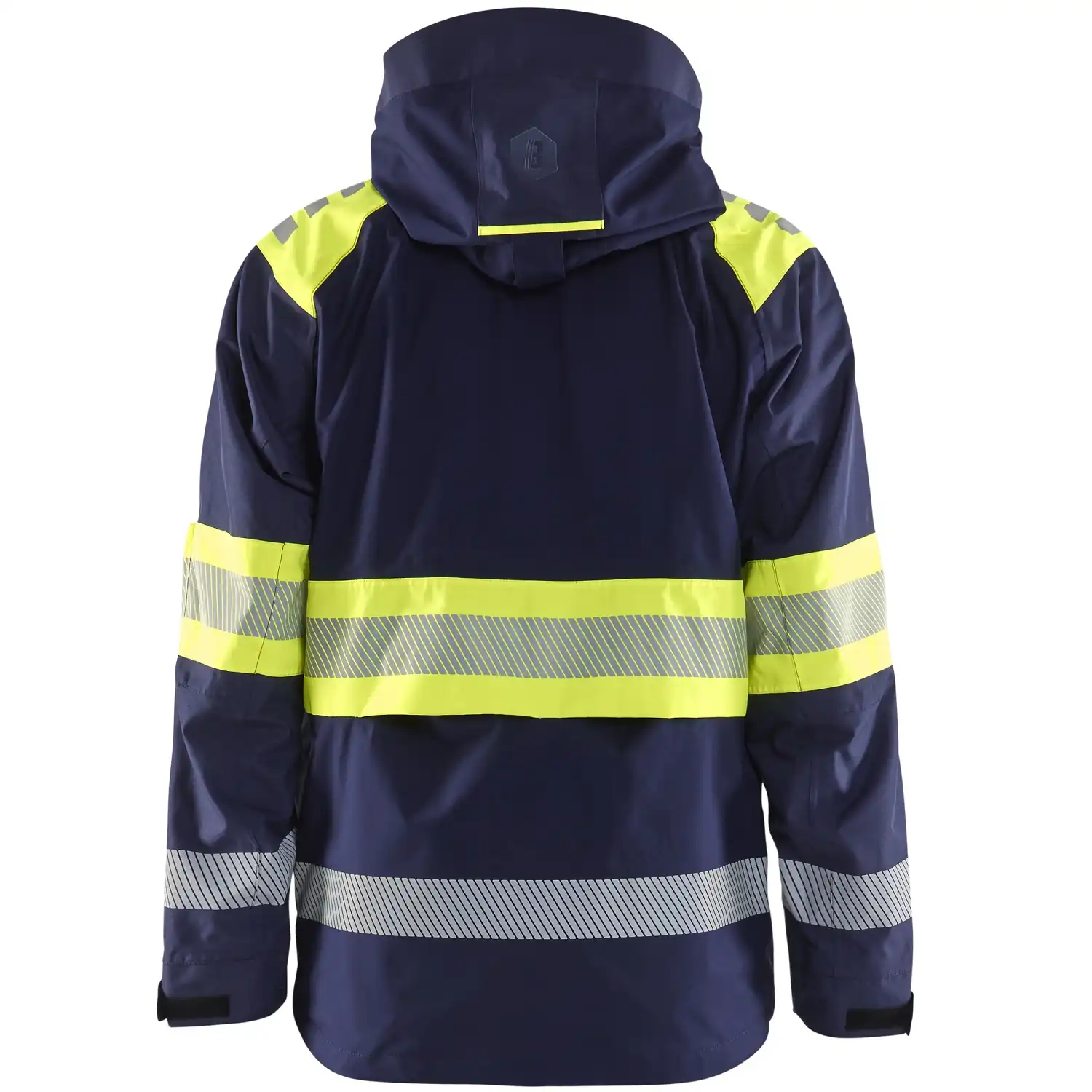 Warnschutz Regenjacke Kl. 1 "4420" in marine/gelb, 3XL - Thumbnail 2