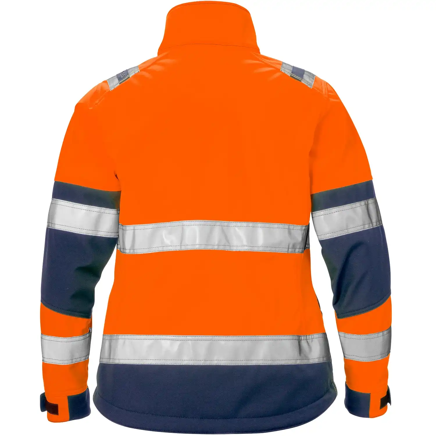 Damen Warnschutz Softshelljacke "4183 WYH" in orange/marine, XS - Thumbnail 2