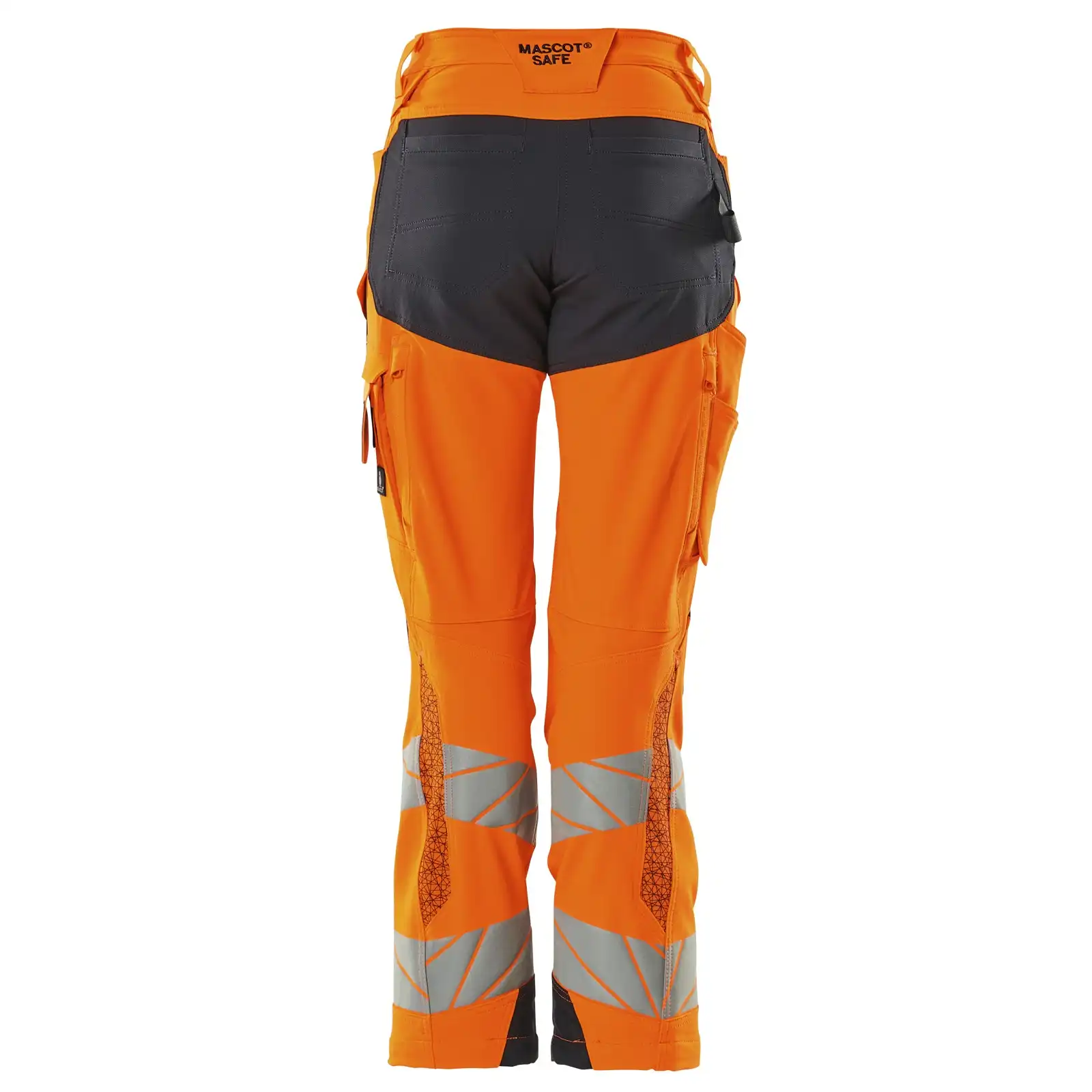 Dame Warn Stretchbundhose K2 ACCELERATESAFE  in orange/schwarzblau, 76C46 (EU 23) - Thumbnail 2