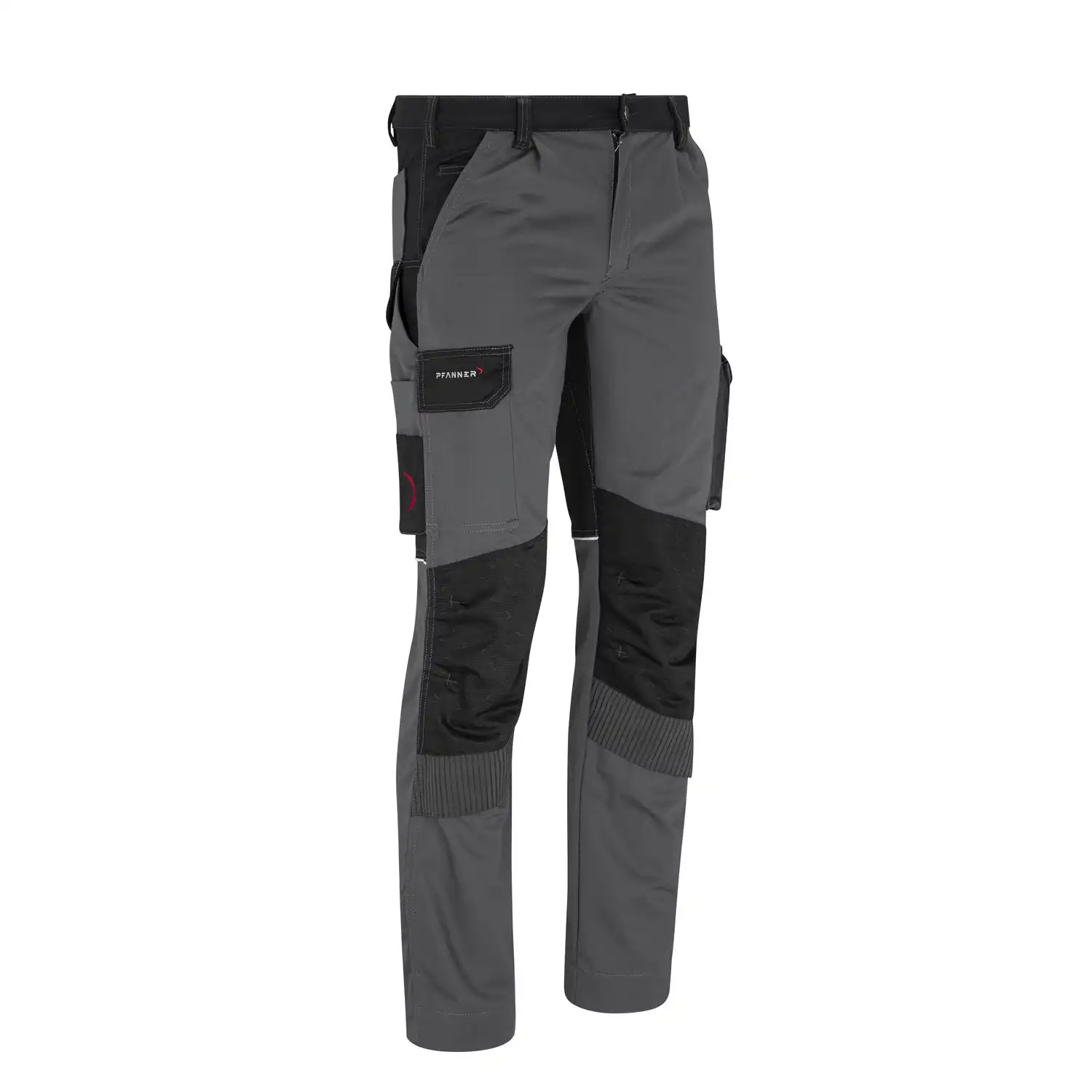 Bundhose "StretchZone® Canvas in grau/schwarz, 48 - Thumbnail 1