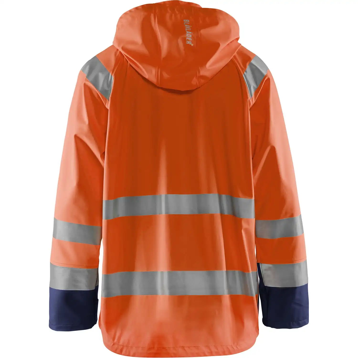 Warnschutz Regenjacke Level 1 "4323" in orange/marine, 3XL - Thumbnail 2