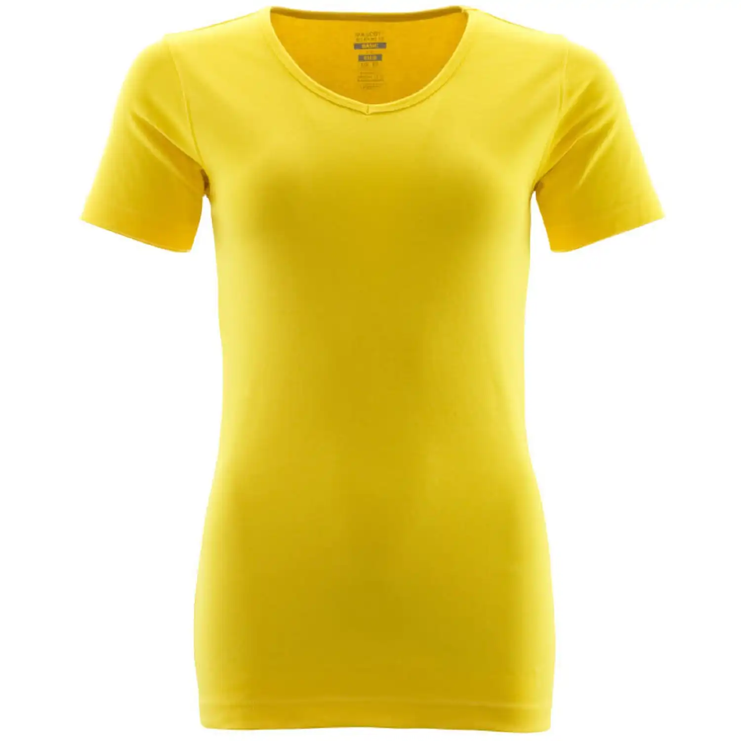 Damen T-Shirt "NICE" Crossover in sonnengelb, XXL - Thumbnail 1