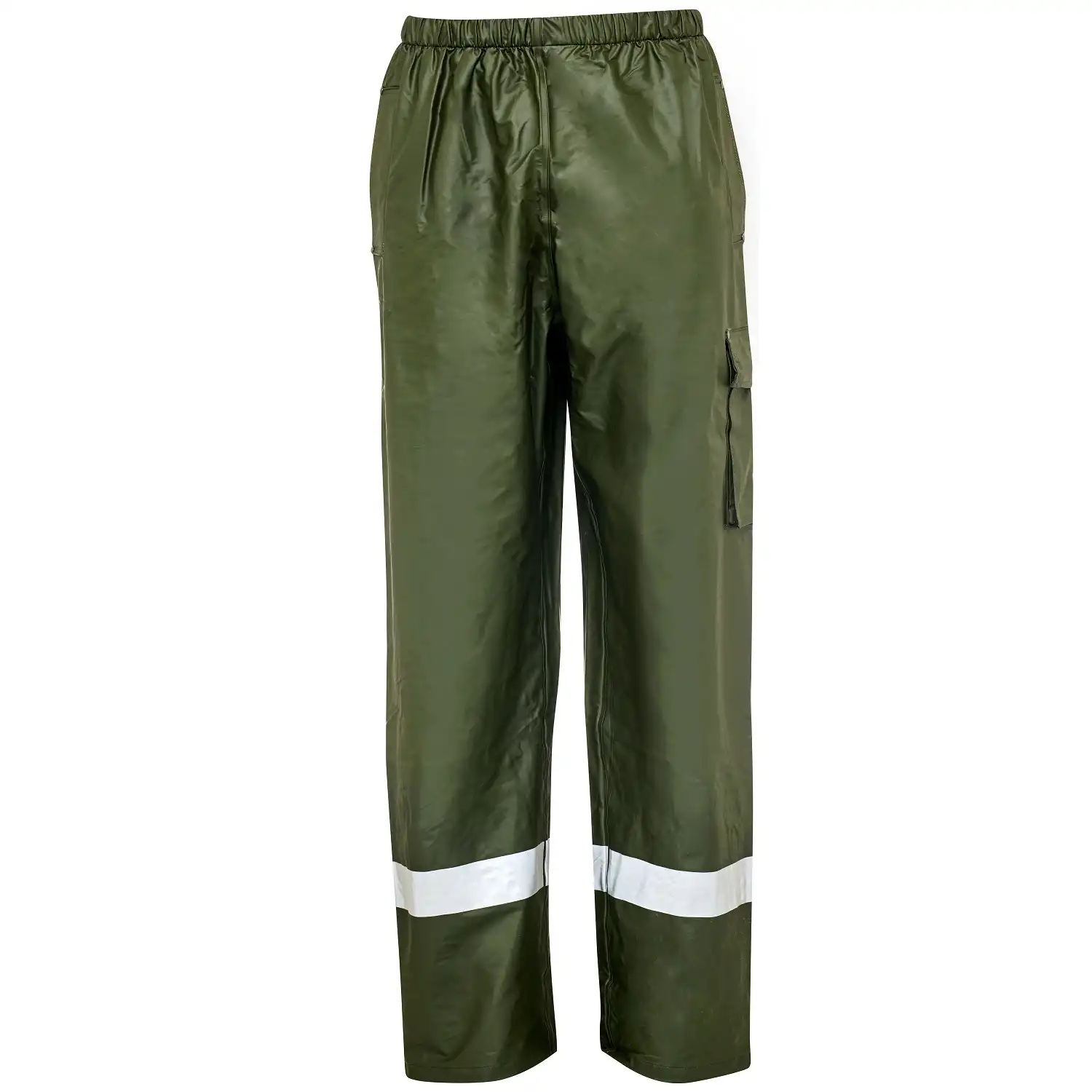 PU Regenhose "022401" D-LUX in olive, L - Bild 1