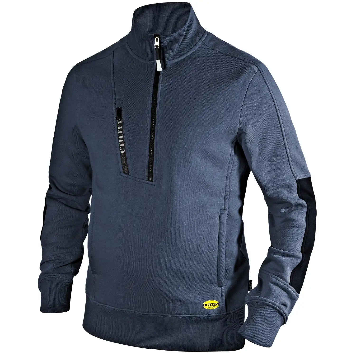 Zip-Sweatshirt "LITEWORK" in S (DE size: XS), Blau - Bild 1