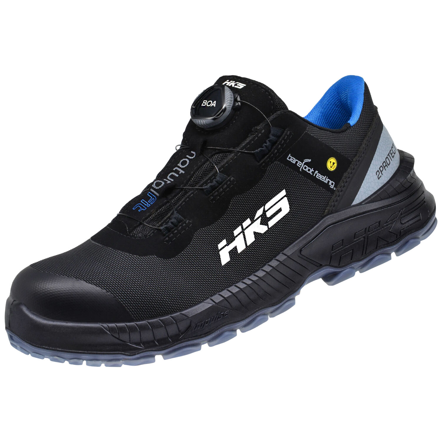 Barfuß Sicherheitshalbschuhe S3 "BFS 40 Boa" in 36 - Thumbnail 2