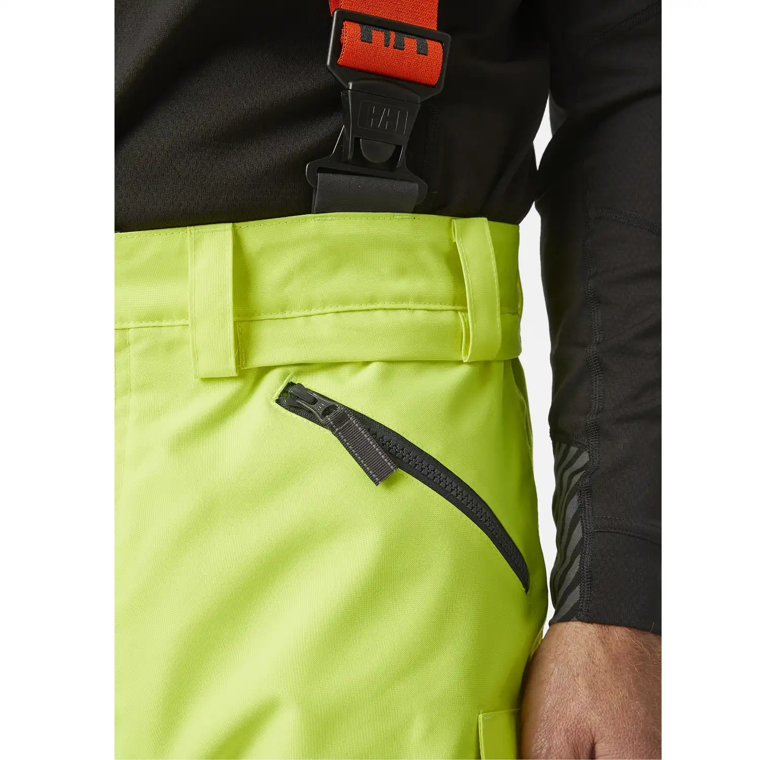 Warnschutz Winter-Handwerkerhose "ALNA 2.0" in gelb/schwarz, C48 - Thumbnail 3